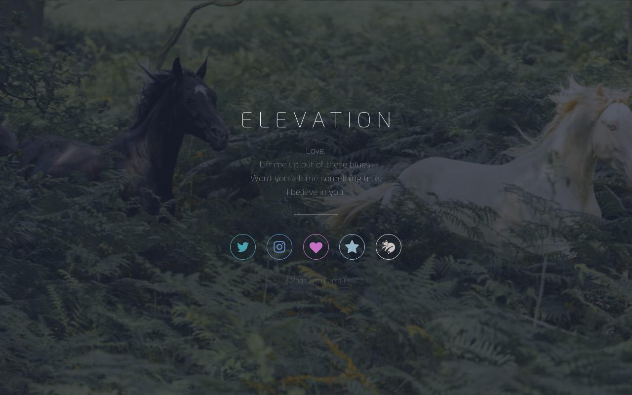 Carrd profile picture for @elevation